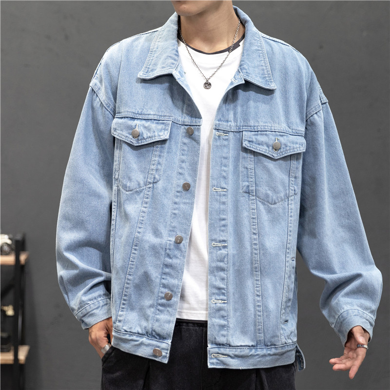 Bomber Jacket Men - 새로운 데님 재킷 남성 빈티지 진