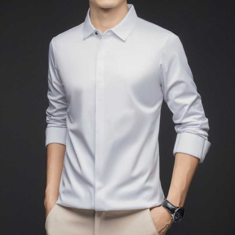 Dress Shirt Non-Iron - 하이 엔드 비즈니스 남성 셔츠 비