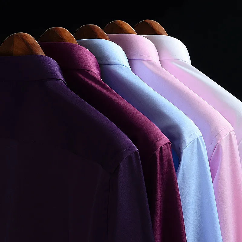 Dress Shirt Non-Iron - 2026 논아이언 솔리드 소프트 이지케어 스트레치