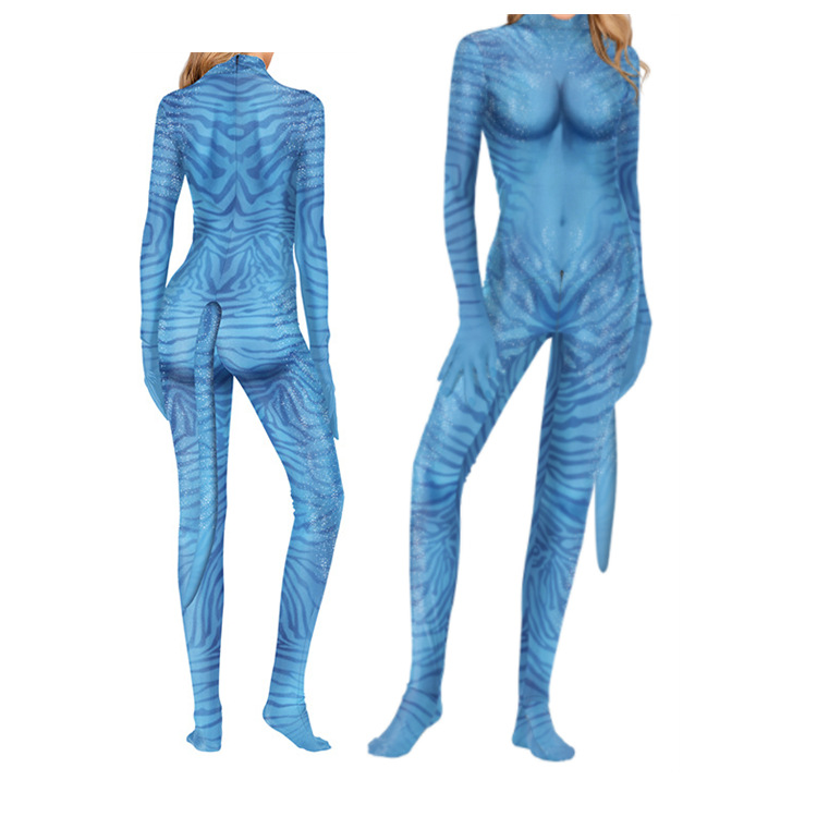 Mens Fashion Jumpsuit - 아바타 물의 길 코스프레 의상 꼬리