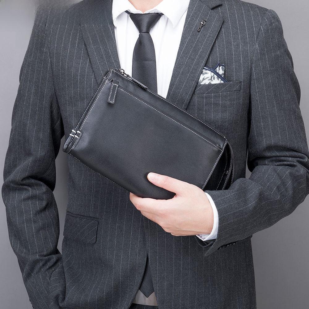 Men Fashion Korean Style - 남성용 패셔너블 정품 가죽 핸드백 비즈니스
