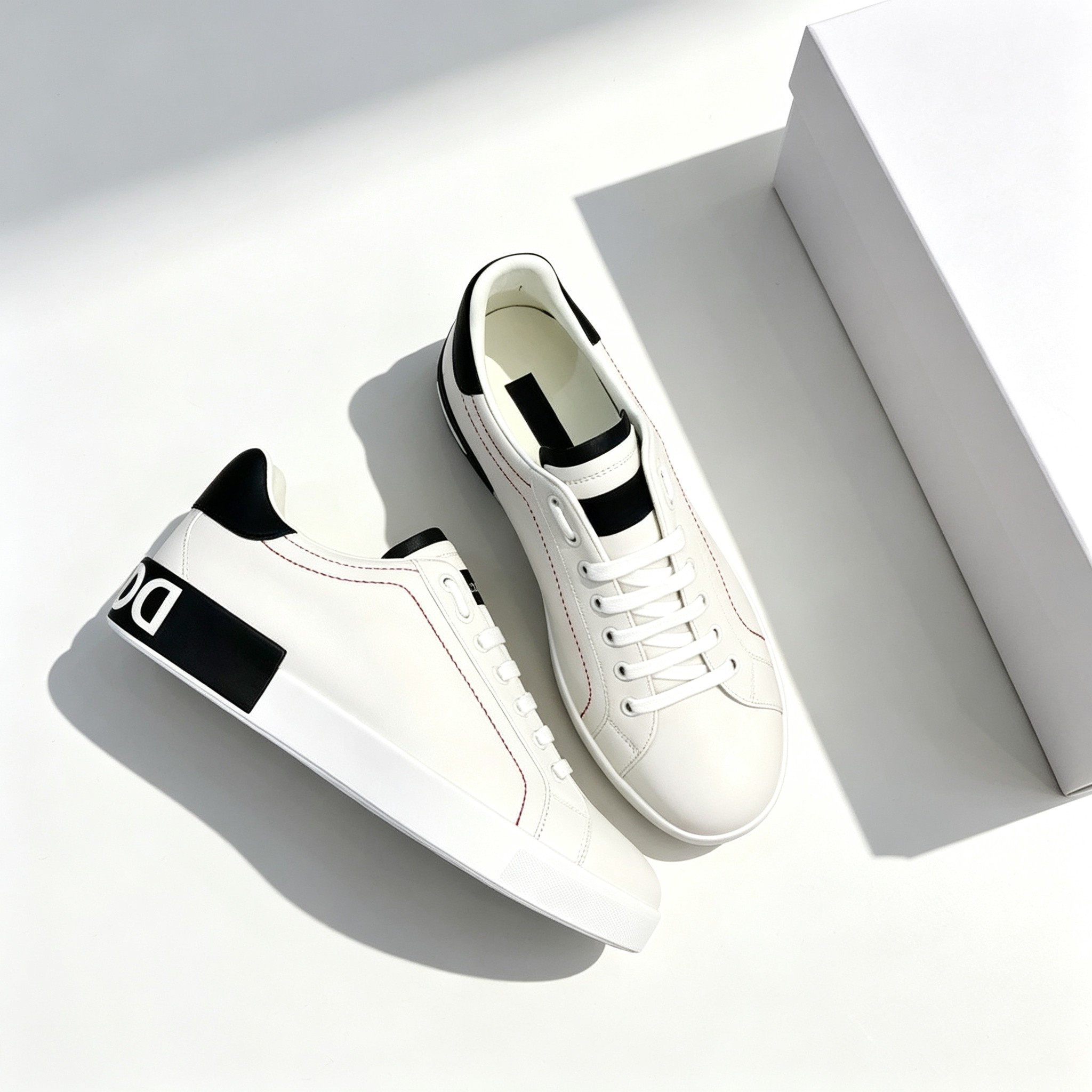 Men Fashion Korean Style - 화이트 스포츠 캐주얼 스케이트 스니커즈 남성용