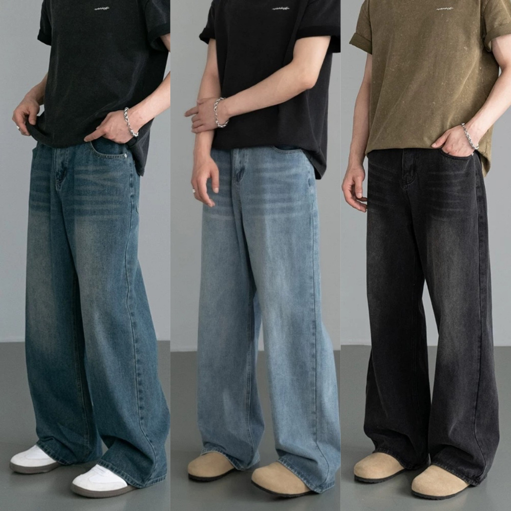 Men'S Fashion Nova Jeans - 봄 가을 남성용 새 데님 팬츠