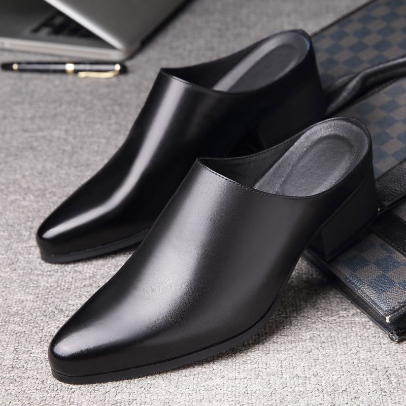 Mens Fashion Dress Shoes - 남성용 포인티드 샌들 비즈니스 캐주얼 드레스