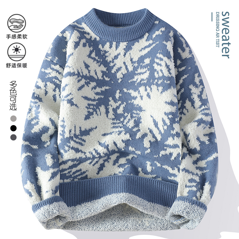 Men Fashion Korean Style - 2025 겨울 한국 스타일 스웨터 남성용