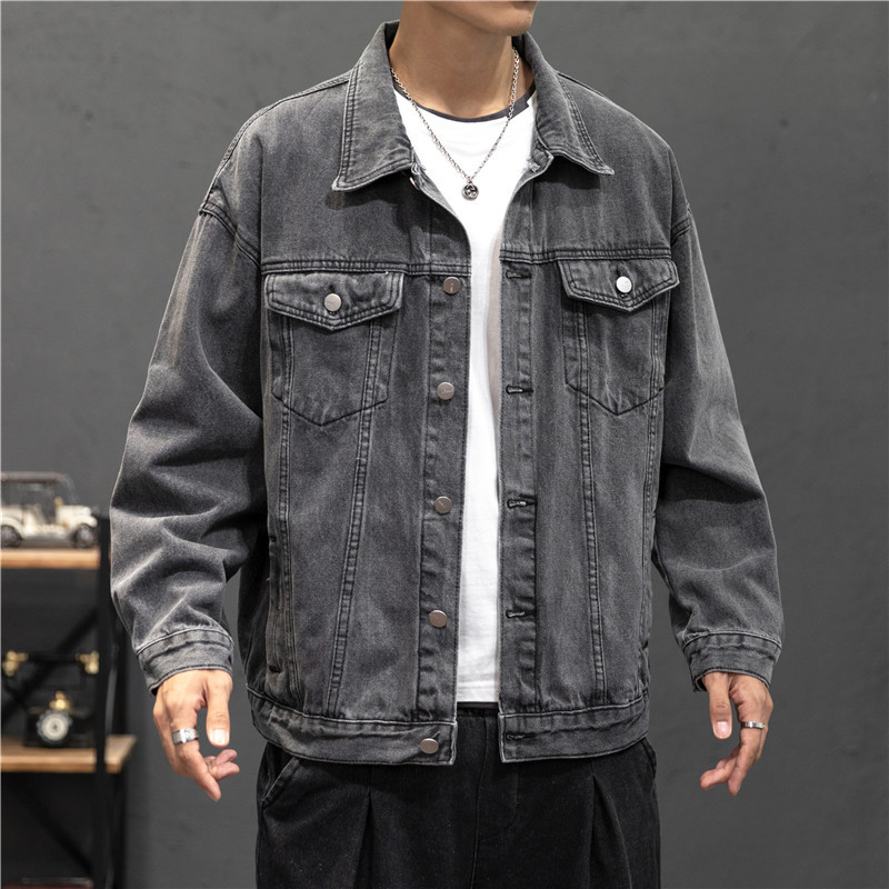 새로운 데님 재킷 남성 빈티지 진 코트 스트리트 패션  - Bomber Jacket Men 리뷰 및 가격