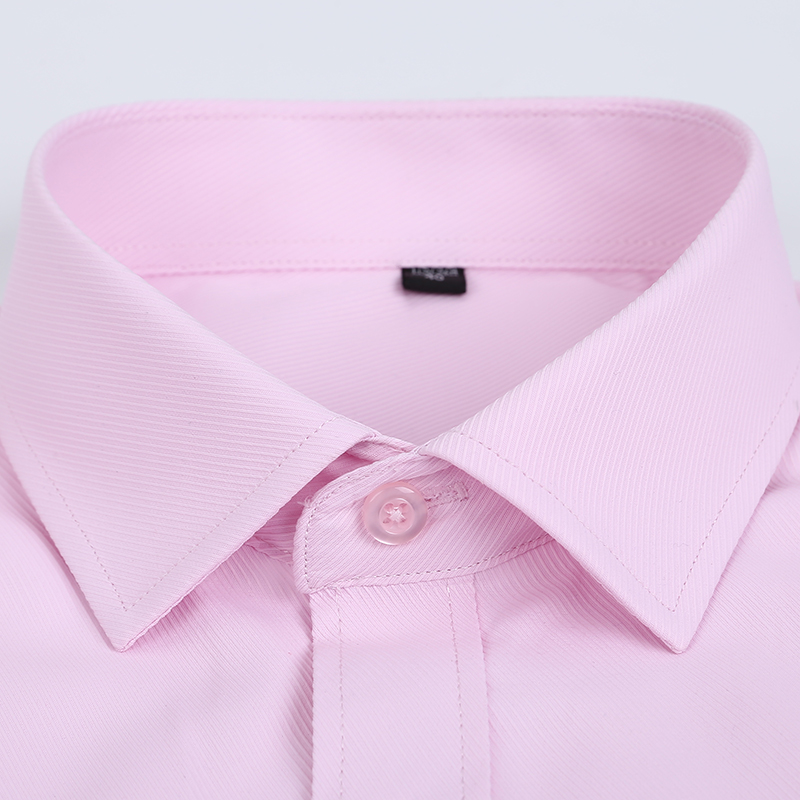 핑크 화이트 블루 능직 남성 정장 셔츠 소프트 비철 클 - Dress Shirt Non-Iron 리뷰 및 가격