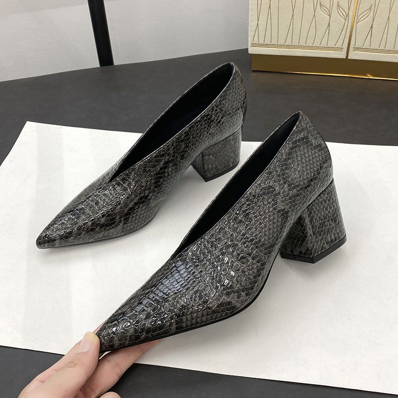 가을 럭셔리 섹시 드레스 슈즈 뱀피 무늬 하이힐 펌프스 - Mens Fashion Dress Shoes 리뷰 및 가격