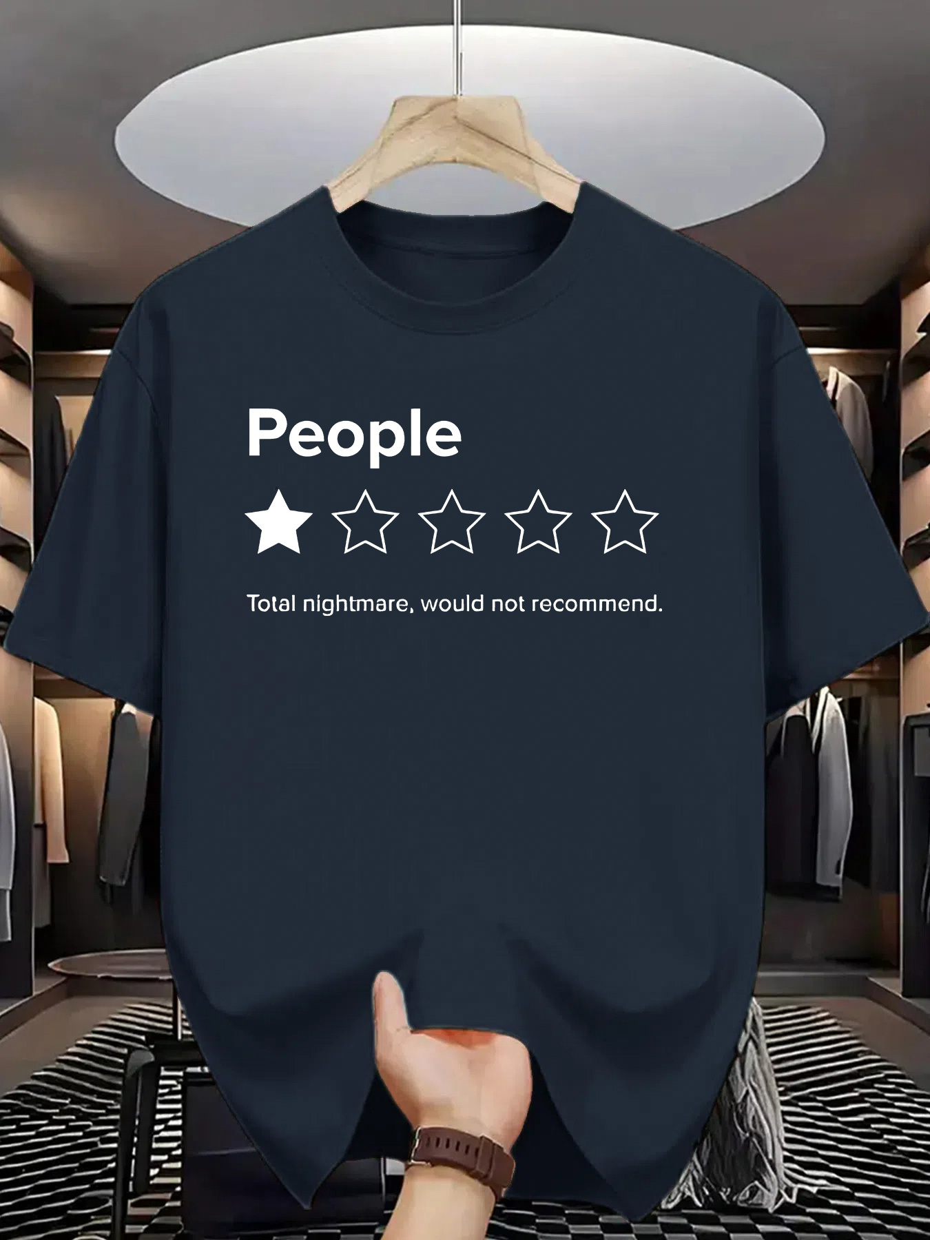 피플 1스타 리뷰 프린트 그래픽 티셔츠 남성용 캐주얼  - Men'S Fashion Reviews 리뷰 및 가격