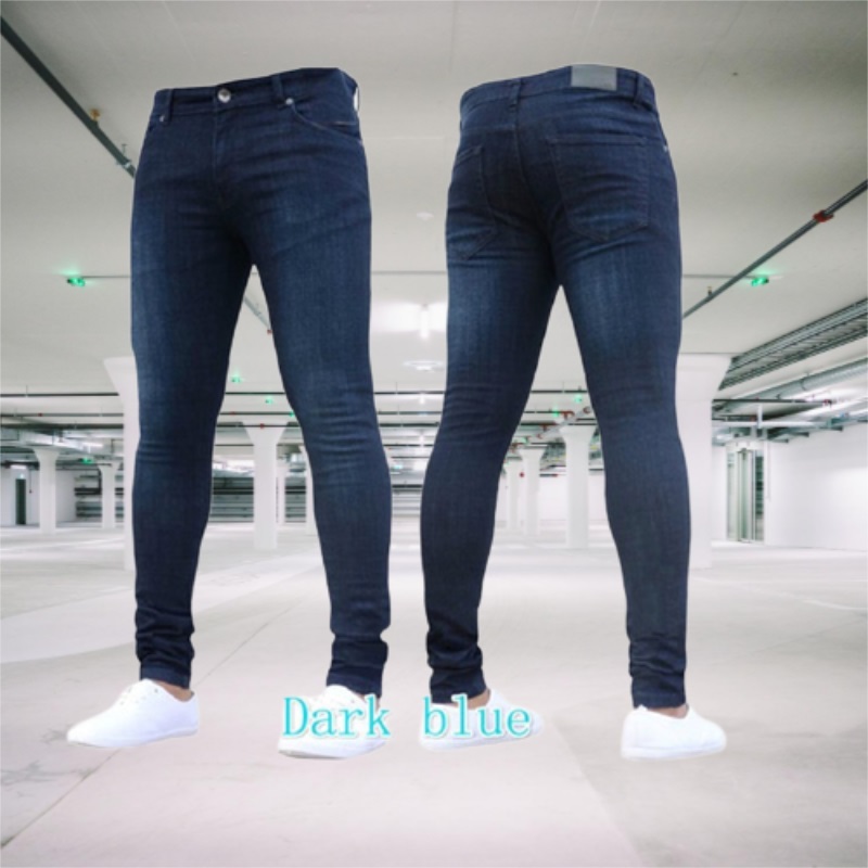 남성 청바지 스트레치 슬림핏 바지 streetwear  - Skinny Jeans Ripped 리뷰 및 가격