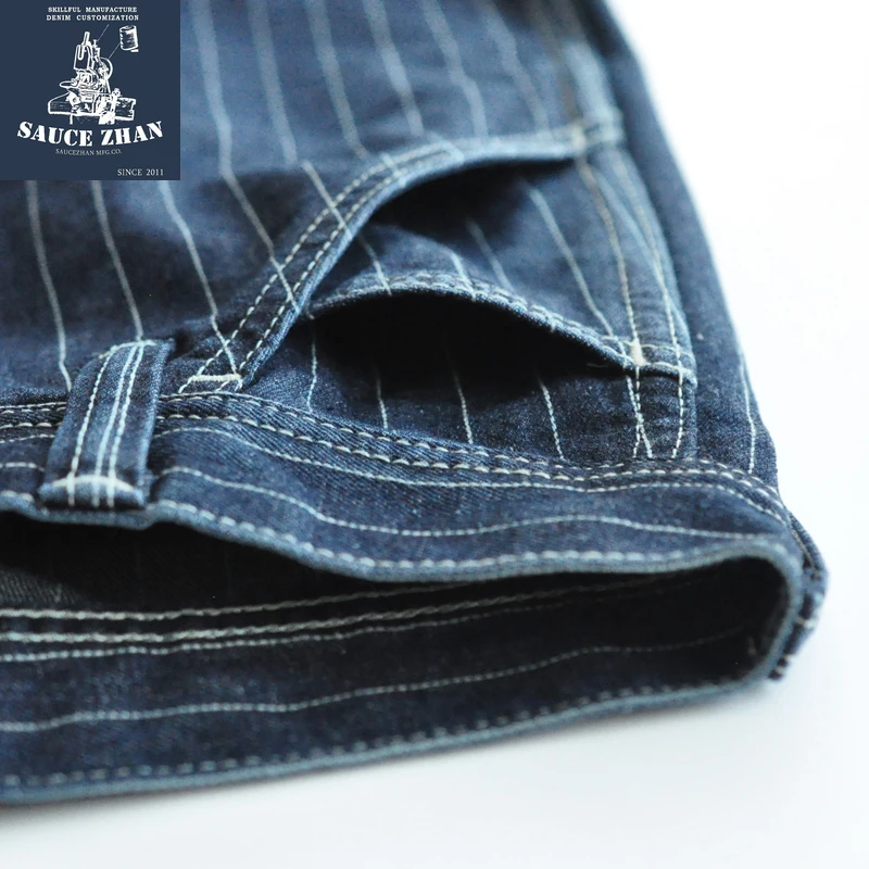 Saucezhan 스트라이프 청바지 남성 빈티지 남성  - Skinny Jeans Ripped 리뷰 및 가격