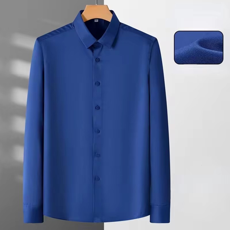 다림질 필요 없는 마이크로 탄성 남성용 긴팔 드레스 셔 - Dress Shirt Non-Iron 리뷰 및 가격
