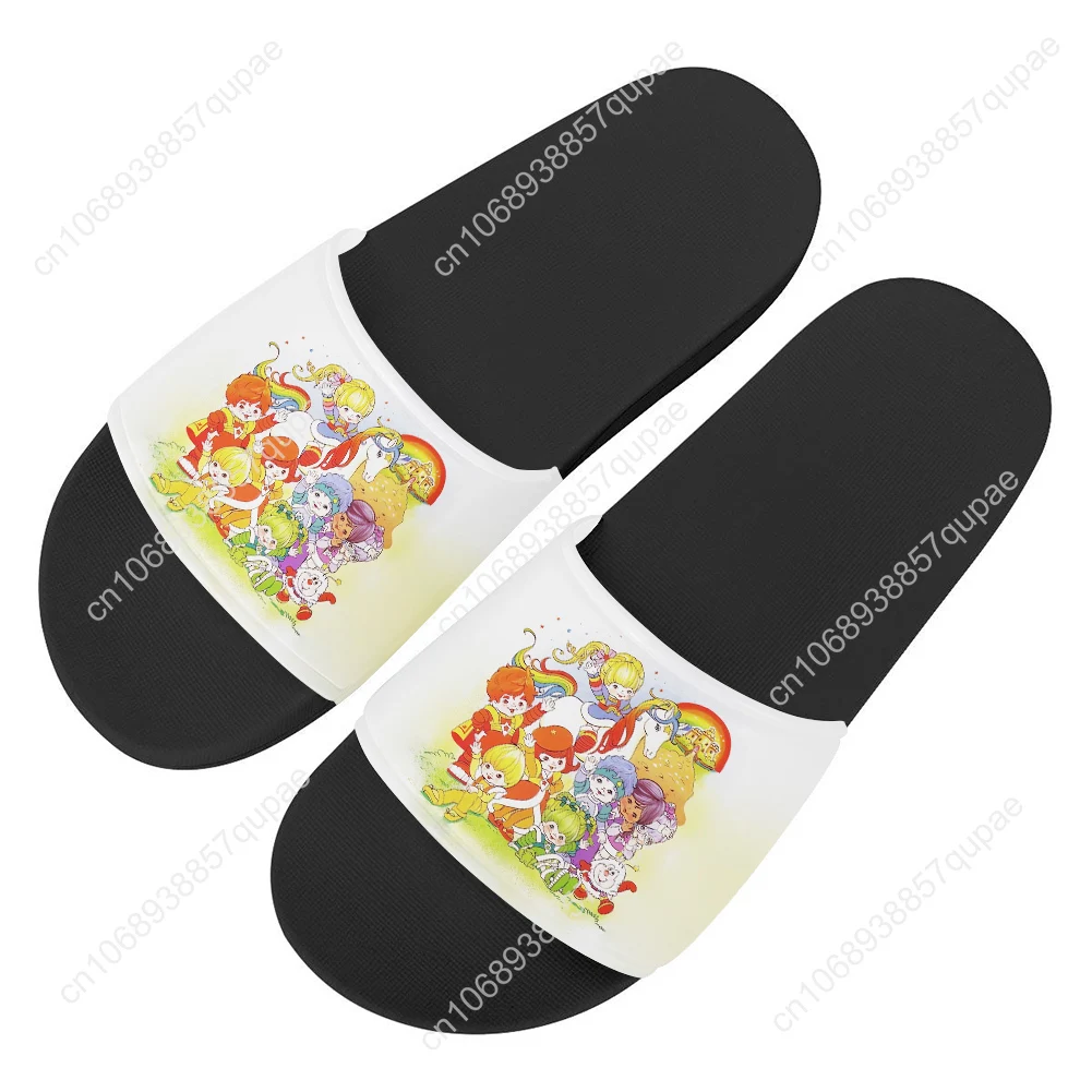 레인보우 브라이트 슬리퍼 홈 슬리퍼 귀여운 만화 남성  - Mens Fashion Sandals 리뷰 및 가격