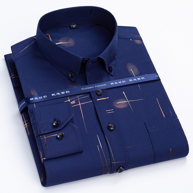 남성용 긴팔 체크 셔츠, 다리미 주름 방지, 얇고 쉬운 - Dress Shirt Non-Iron 리뷰 및 가격