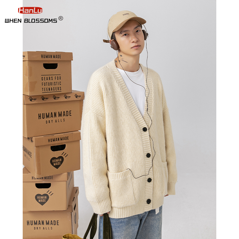 남성용 싱글 브레스트 가디건, 한국 패션 스트리트웨어, - Men Fashion Korean Style 리뷰 및 가격