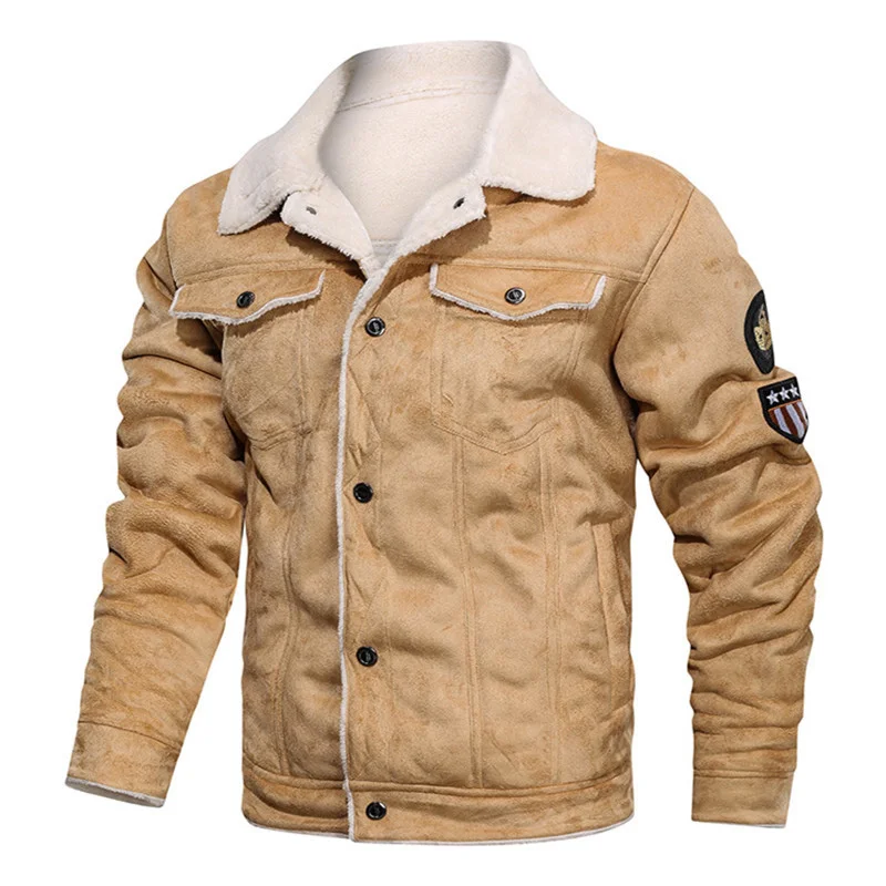 겨울 남성 폭격기 재킷 오토바이 캐주얼 남성 두꺼운 양 - Bomber Jacket Men 리뷰 및 가격
