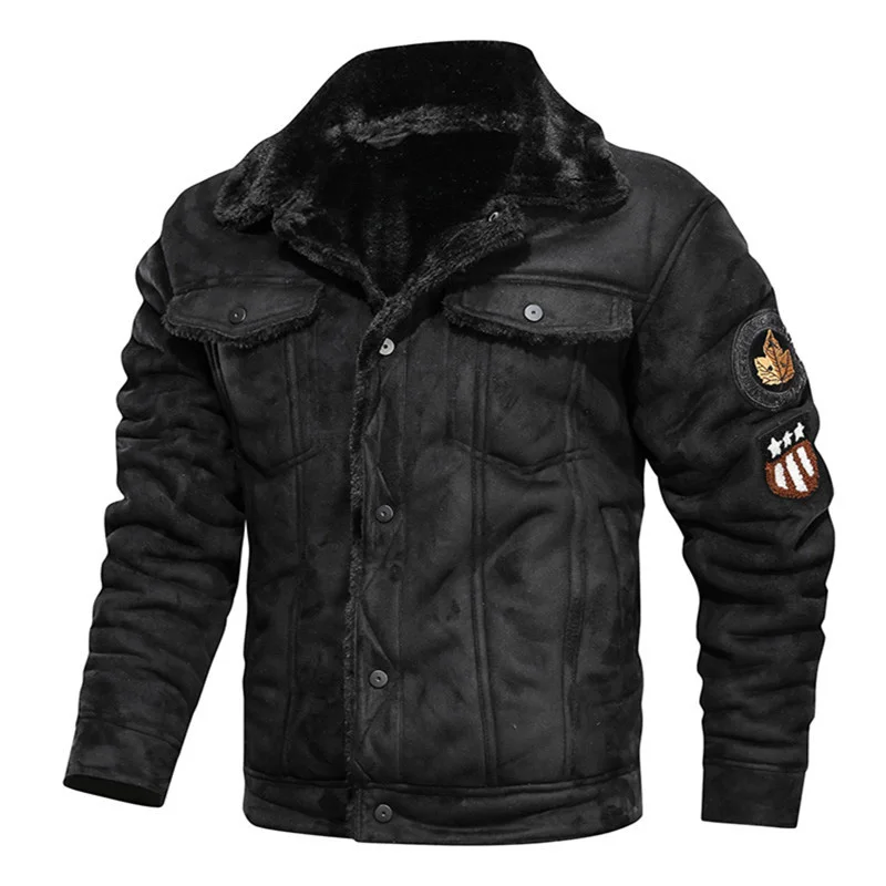 겨울 남성 폭격기 재킷 오토바이 캐주얼 남성 두꺼운 양 - Bomber Jacket Men 리뷰 및 가격