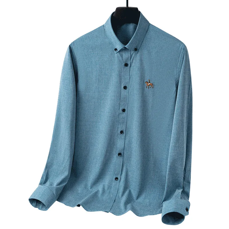 아이스 슬릭 남성용 긴팔 원피스 셔츠, 영국 스타일,  - Dress Shirt Non-Iron 리뷰 및 가격