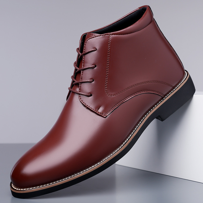 남성 하이탑 가죽 부츠, 플러스 사이즈 비즈니스 드레스 - Mens Fashion Dress Shoes 리뷰 및 가격