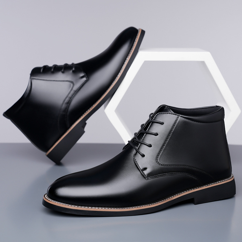 남성 하이탑 가죽 부츠, 플러스 사이즈 비즈니스 드레스 - Mens Fashion Dress Shoes 리뷰 및 가격