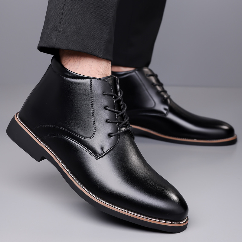 남성 하이탑 가죽 부츠, 플러스 사이즈 비즈니스 드레스 - Mens Fashion Dress Shoes 리뷰 및 가격