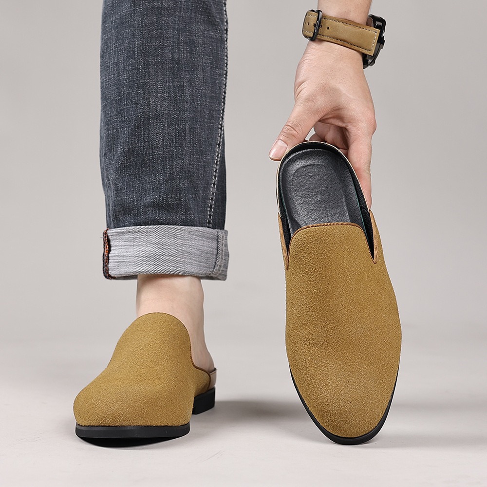남성용 스웨이드 뮬 로퍼, 남성용 정장 슬리퍼, 디자이 - Suede Loafers Men 리뷰 및 가격