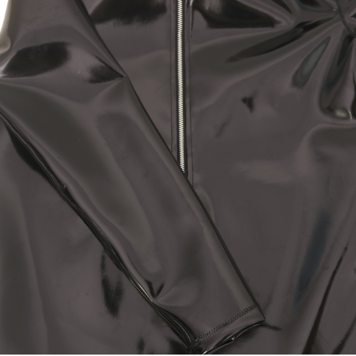 섹시한 남성용 PVC 광택 긴팔 티셔츠 양면 PU 클럽 - Mens Fashion Casual 리뷰 및 가격