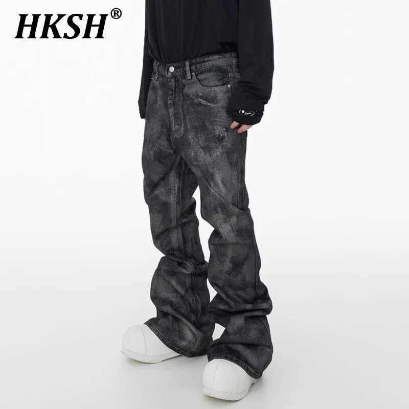 HKSH 남성용 타이드 다크 하이 스트리트 와이드 레그 - Men'S Fashion Nova Jeans 리뷰 및 가격