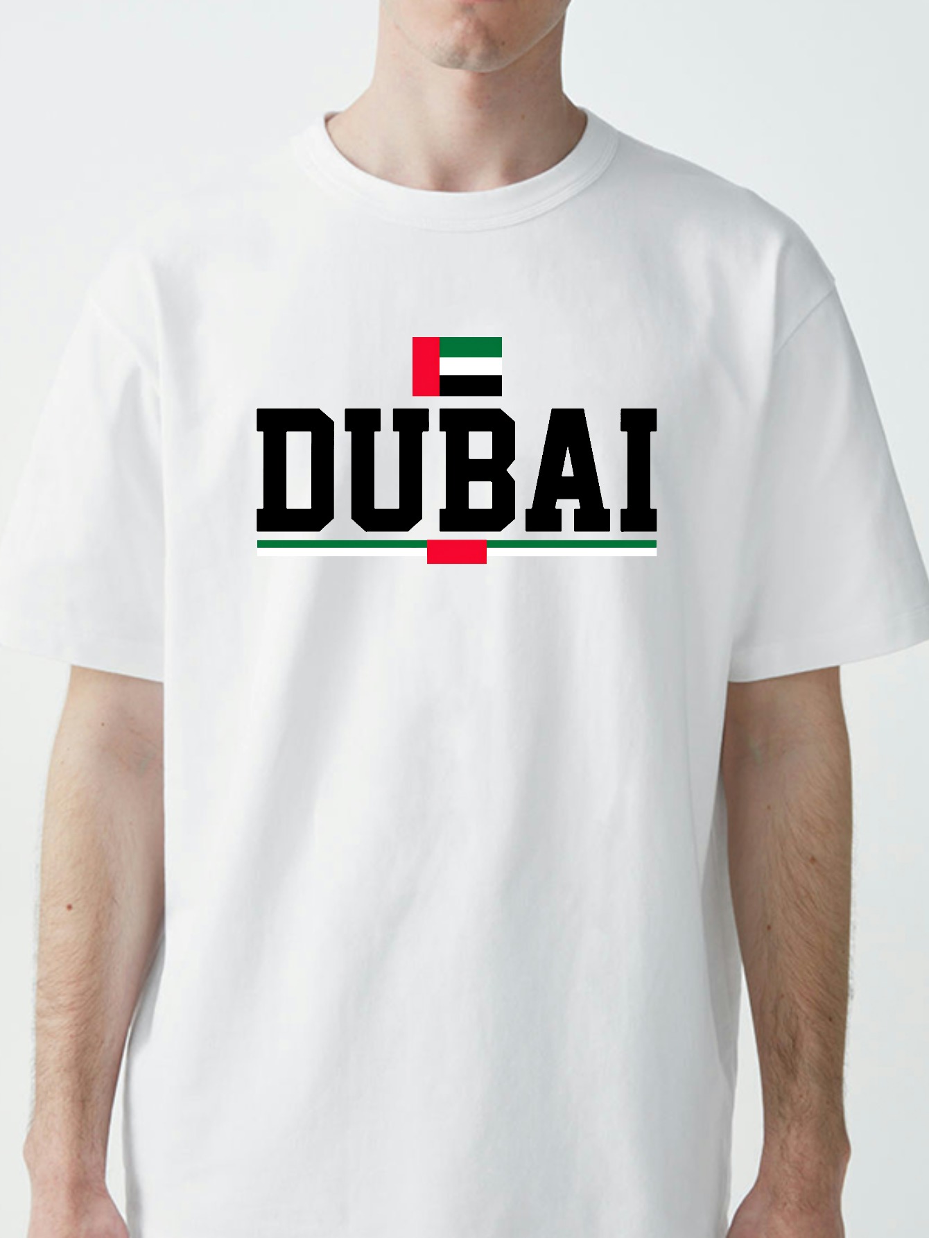 두바이 아랍에미리트 국기 기하학 패턴 티셔츠 유니섹스  - Dubai Men'S Fashion 리뷰 및 가격