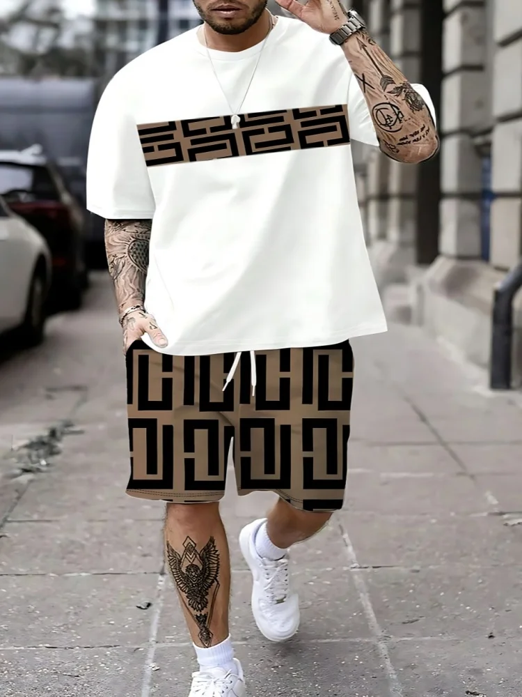 통기성이 좋고 캐주얼한 패션 3D 프린팅이 적용된 여름 - Mens Fashion Streetwear 리뷰 및 가격
