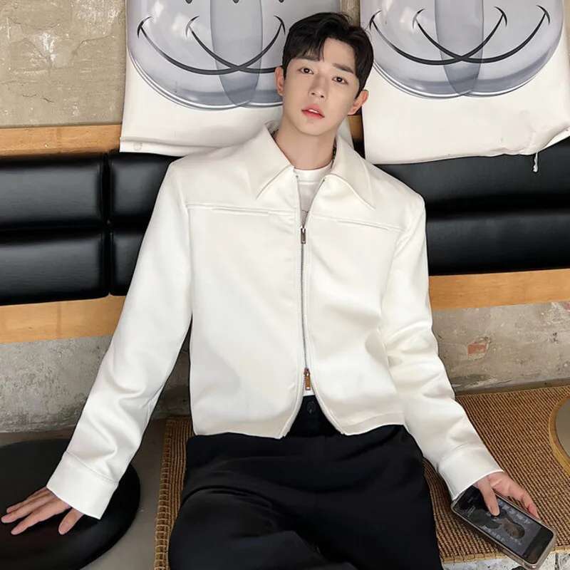 LUZHEN 패션 봄 새로운 솔리드 컬러 디자인 재킷  - Men'S Fashion Reviews 리뷰 및 가격