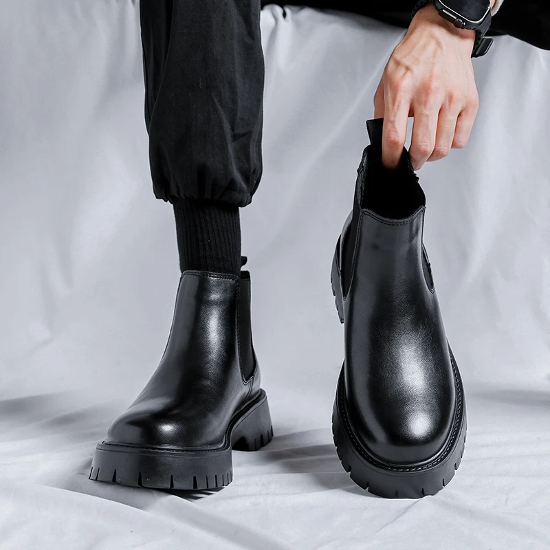 첼시 부츠 패션 가죽 신사화 남성 비즈니스 드라이빙 슈 - Mens Fashion Dress Shoes 리뷰 및 가격