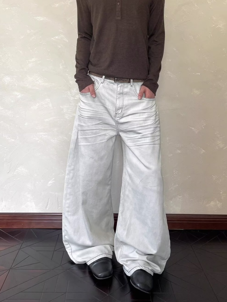2026 로파 Y2K 뉴 패션 워싱 화이트 배기 클린핏 - Men'S Fashion Nova Jeans 리뷰 및 가격