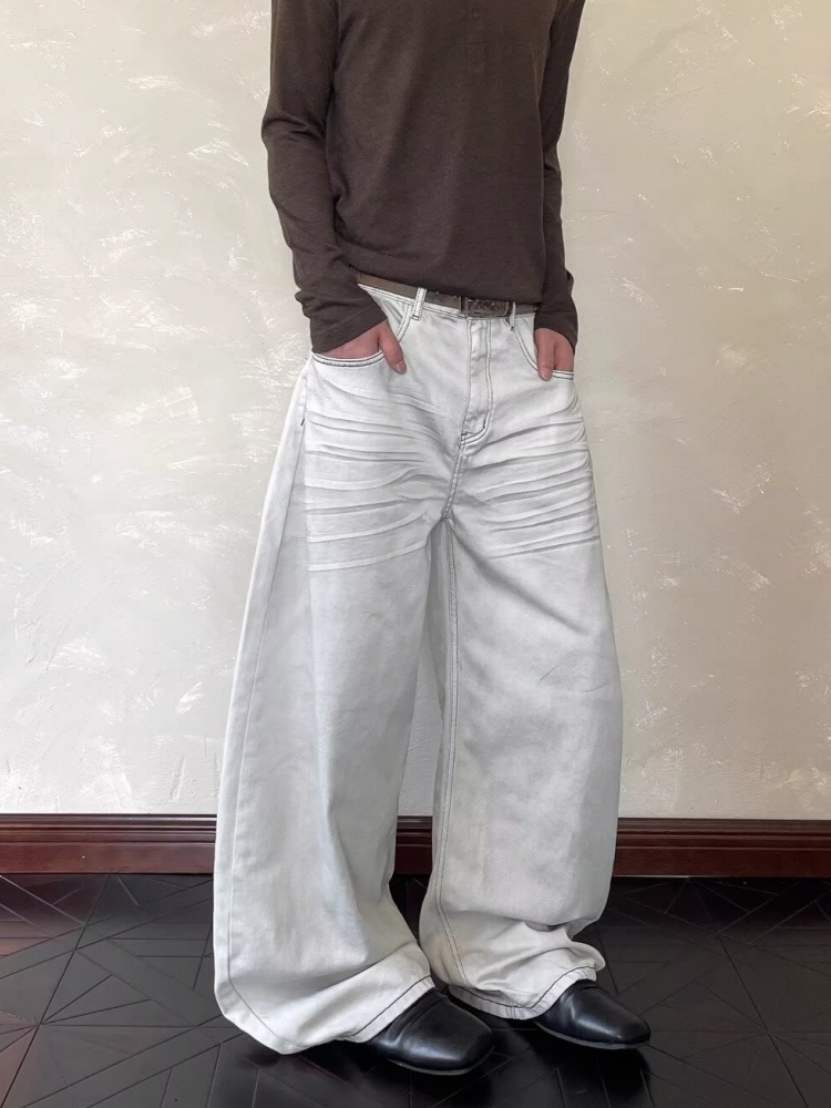 2026 로파 Y2K 뉴 패션 워싱 화이트 배기 클린핏 - Men'S Fashion Nova Jeans 리뷰 및 가격