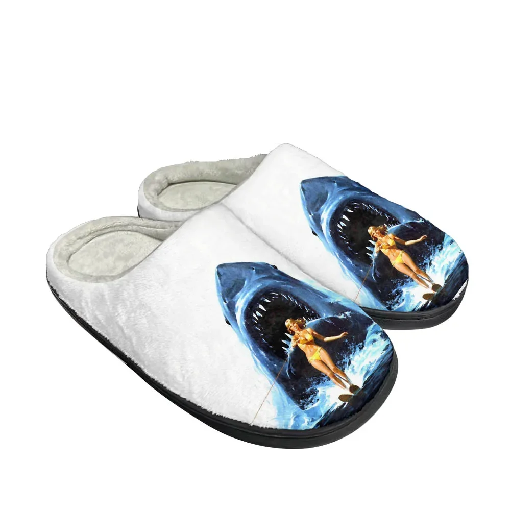 영화 Jaws 패션 멋진 면 슬리퍼 맞춤형 남성 여성  - Mens Fashion Sandals 리뷰 및 가격
