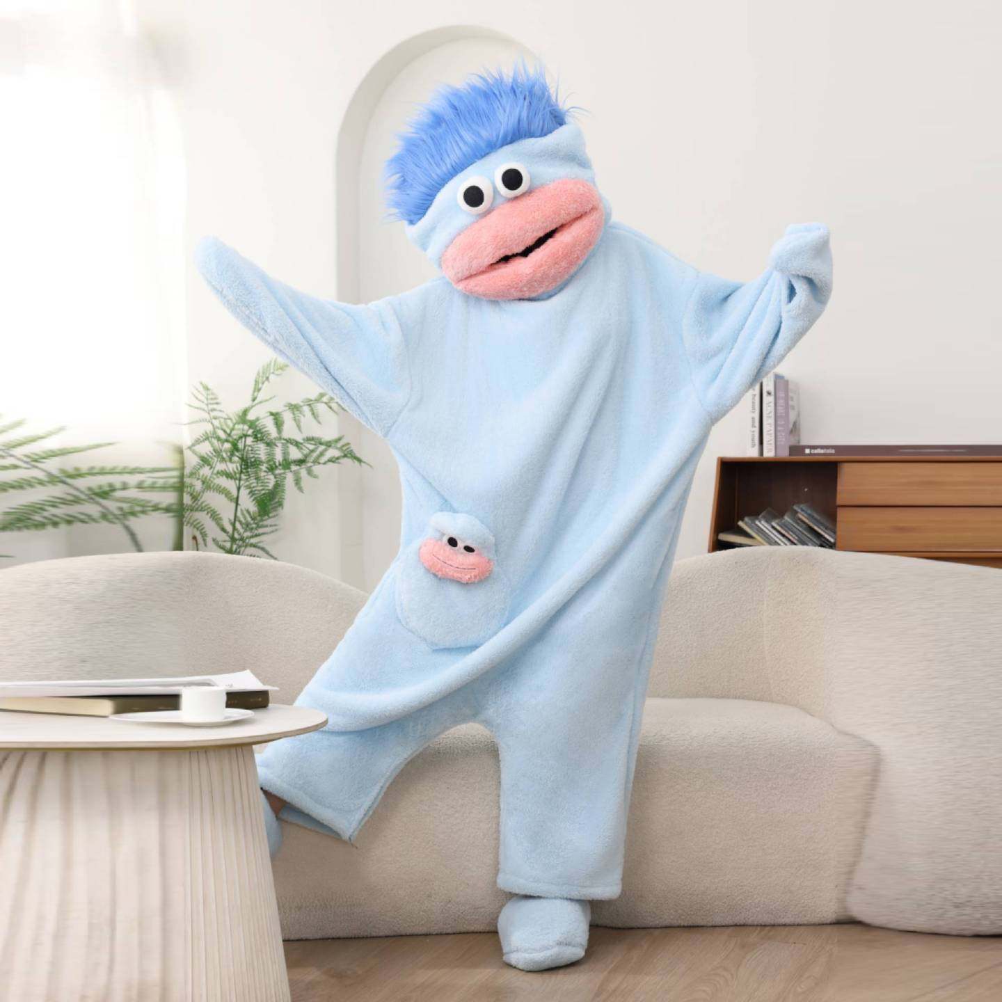 귀엽고 재미있는 빅 마우스 몬스터 올인원 잠옷, 두꺼운 - Mens Fashion Jumpsuit 리뷰 및 가격