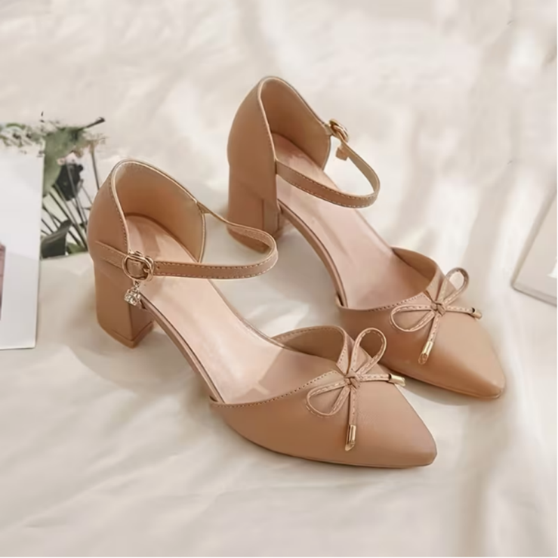 여성용 하이힐 샌들, 포인티드 토 펌프스, 리본 장식, - Mens Fashion Dress Shoes 리뷰 및 가격