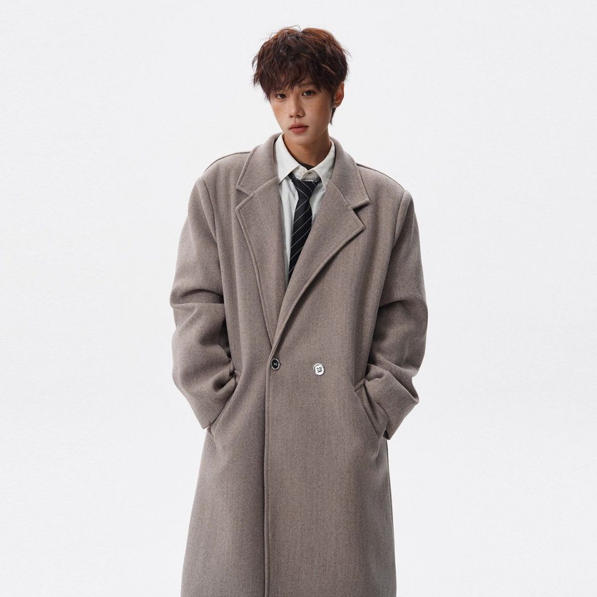 울 혼방 코트 한국 리뷰 많은 남성 의류 남성용 레드  - Men'S Fashion Reviews 리뷰 및 가격