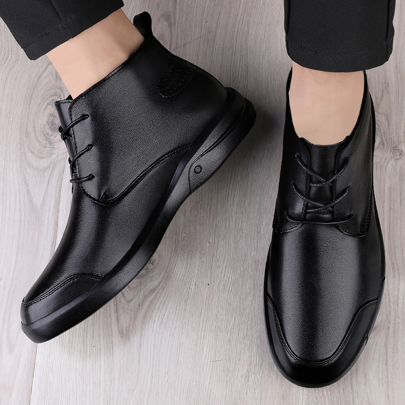 유명 명품 앵클 부츠 고품질 남성 신발 정품 가죽 캐주 - Mens Fashion Dress Shoes 리뷰 및 가격