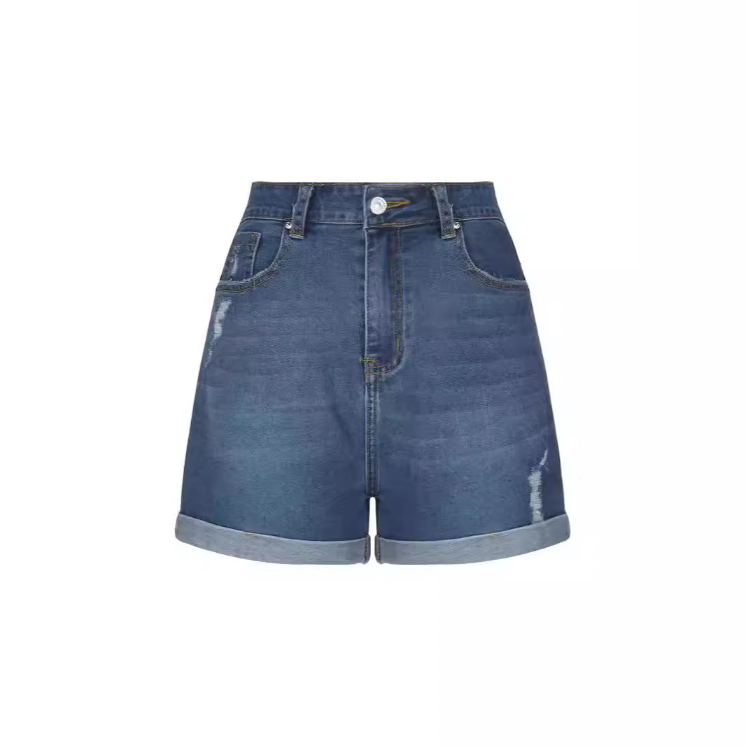 반바지 청바지 여성 streetwear 데님 스트레이트 - Skinny Jeans Ripped 리뷰 및 가격