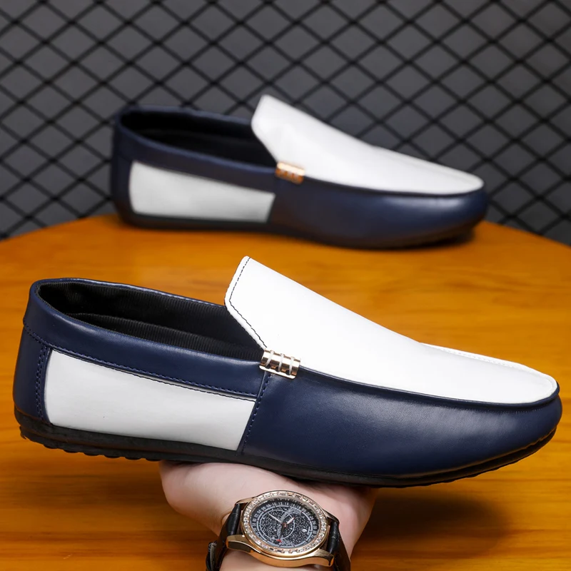 남성용 패션 가죽 로퍼 플랫 슈즈 편안한 남성 캐주얼  - Suede Loafers Men 리뷰 및 가격