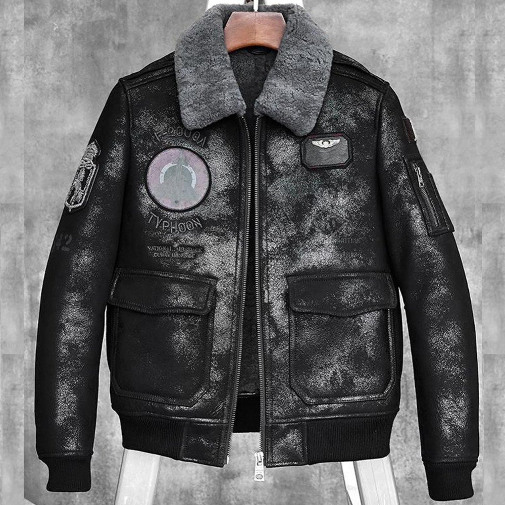 남성 시어링 코트 B3 B6 남성 양가죽 항공 점퍼 숏 - Bomber Jacket Men 리뷰 및 가격