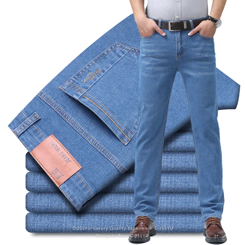 여름 얇은 남성 데님 청바지 스트레이트 비즈니스 소프트 - Men'S Fashion Nova Jeans 리뷰 및 가격