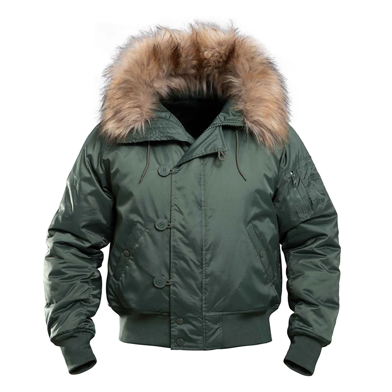 남성 겨울 양털 전술 재킷 군사 두꺼운 따뜻한 윈드 브 - Bomber Jacket Men 리뷰 및 가격