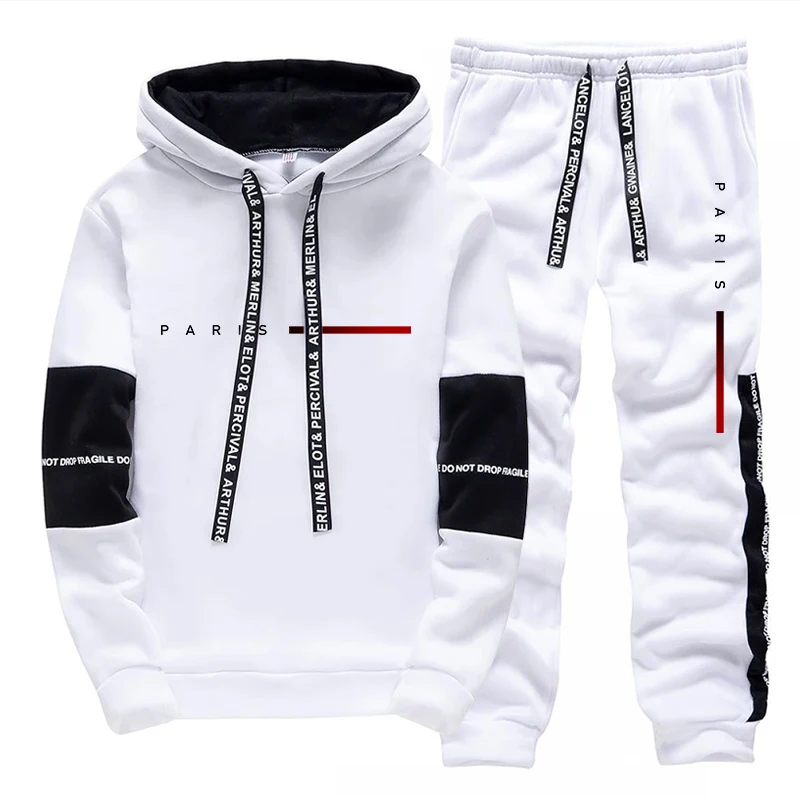 남성용 세트 파리 패션 후드티와 스웨트팬츠 스트리트웨어 - Mens Fashion Streetwear 리뷰 및 가격