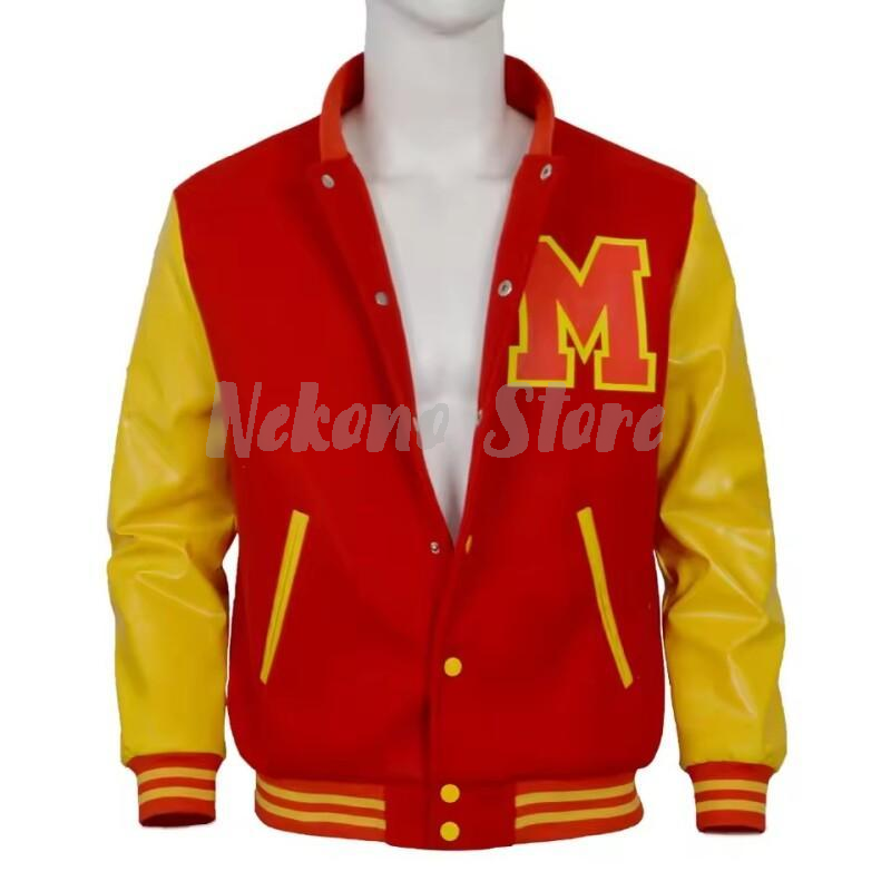 마이클 잭슨 클래식 레트로 재킷 레드 옐로우 컬러블록  - Bomber Jacket Men 리뷰 및 가격