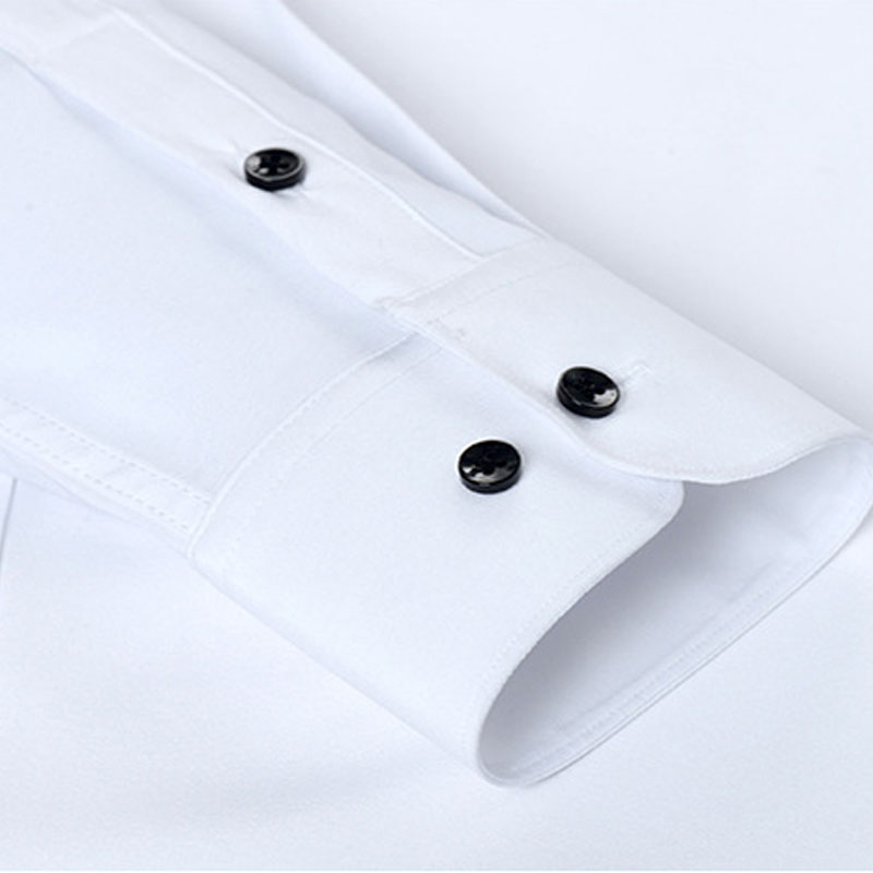 약간의 탄력성 남성용 긴팔 비즈니스 캐주얼 셔츠 솔리드 - Dress Shirt Non-Iron 리뷰 및 가격