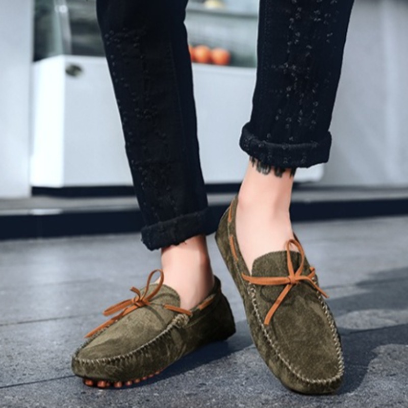 고품질 남성 캐주얼 신발 스웨이드 남성 로퍼 편안한 소 - Suede Loafers Men 리뷰 및 가격