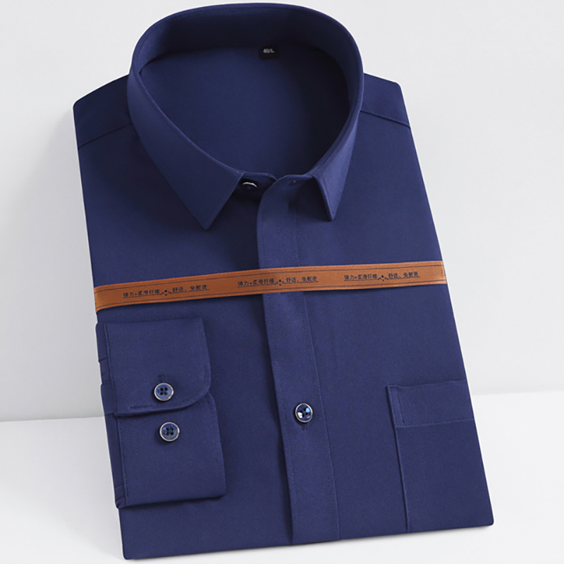 남성용 스트레치 주름 방지 드레스 셔츠, 긴팔 비즈니스 - Dress Shirt Non-Iron 리뷰 및 가격