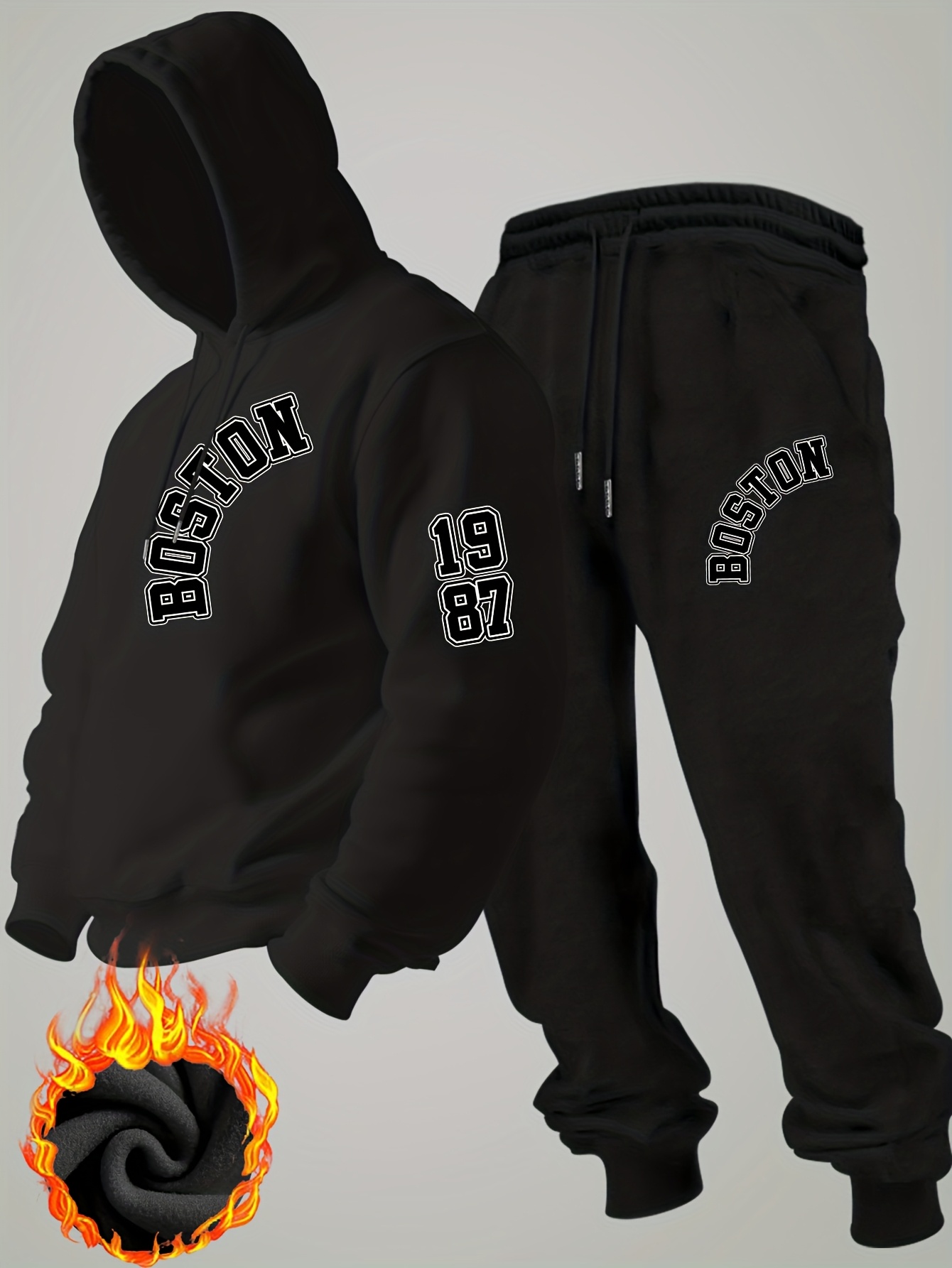 2026 신상 남성 겨울 플리스 후드 트랙슈트 Y2K  - Mens Fashion Streetwear 리뷰 및 가격